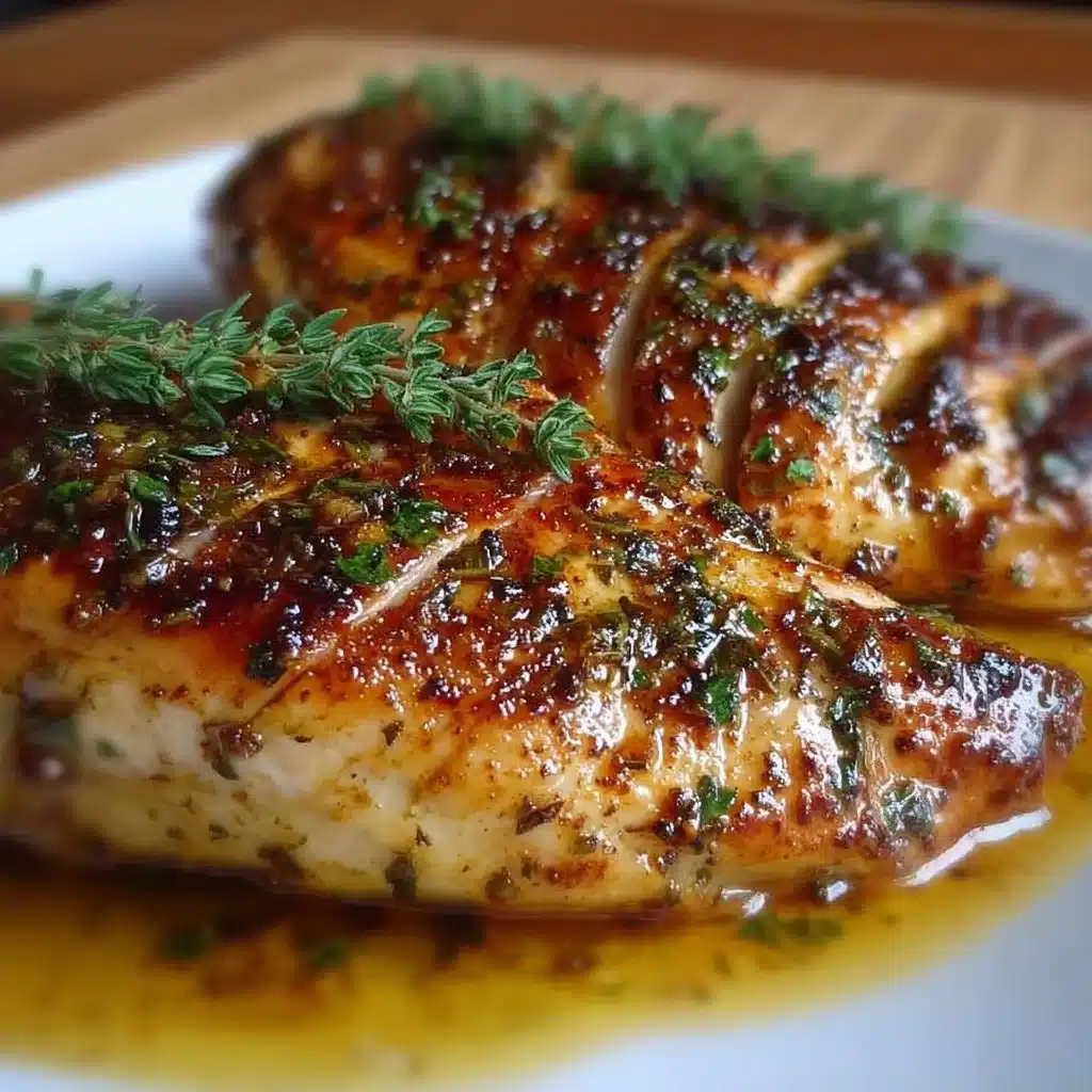 Delicious melt in your mouth chicken breast meal plated for presentation