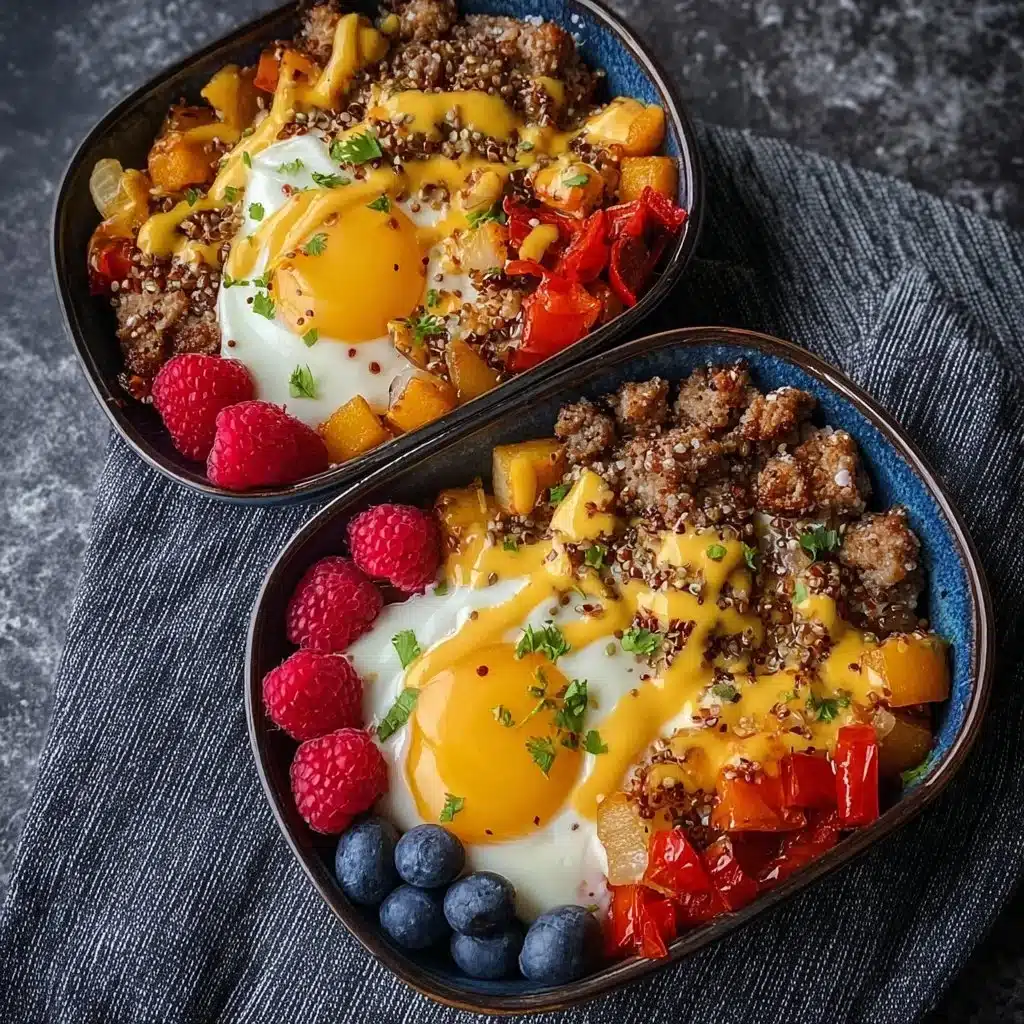 High protein freezer-friendly breakfast bowls for a nutritious morning meal