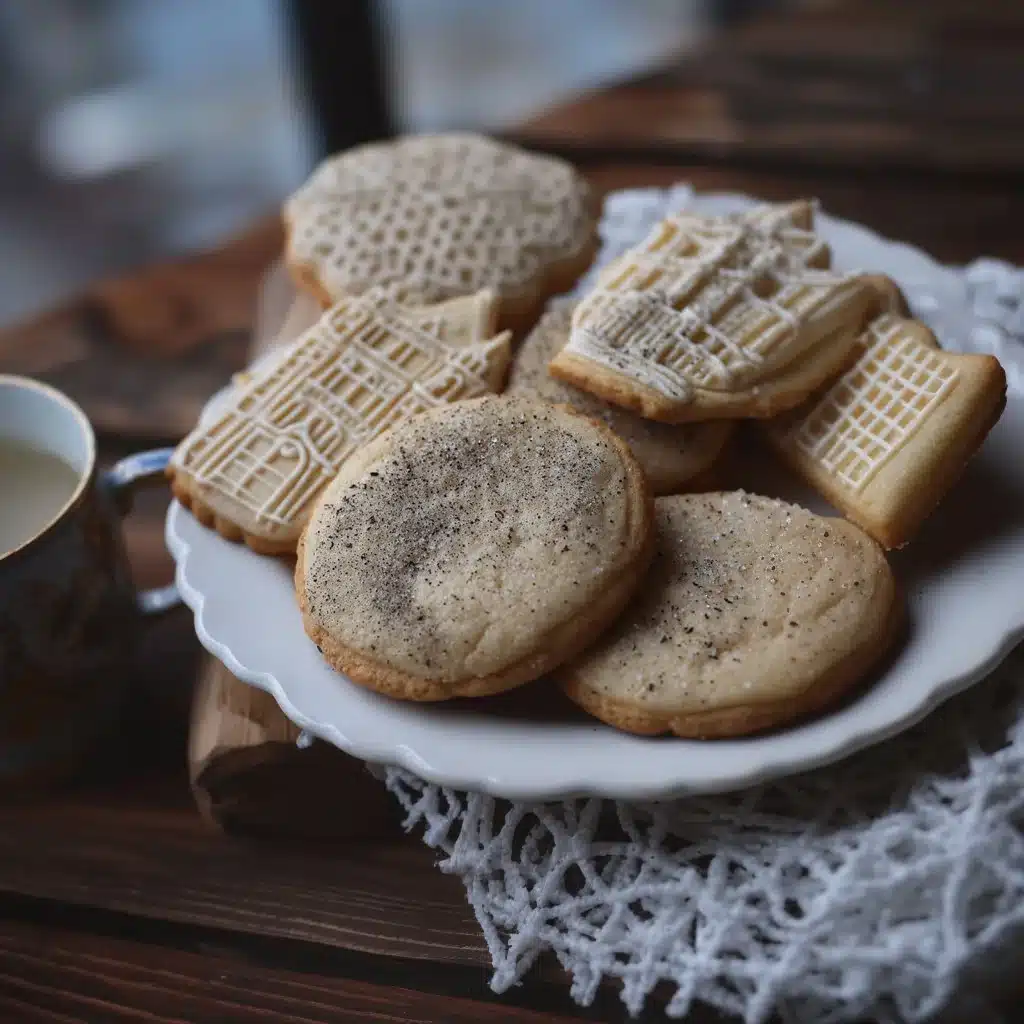 London Fog-inspired sugar cookies with Earl Grey and vanilla flavor