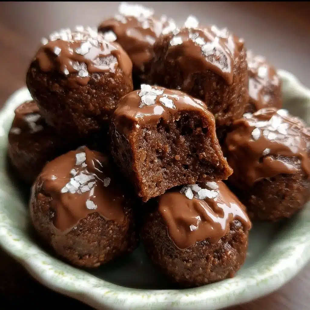 No-Bake Cottage Cheese Brownie Batter Protein Bites in a bowl