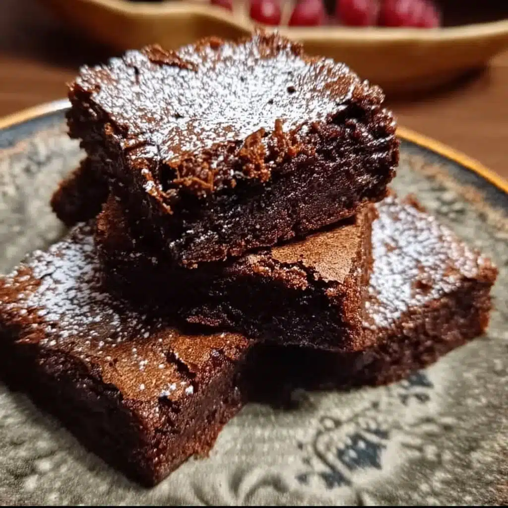 Protein-rich flourless brownies made with cottage cheese
