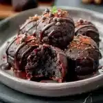 Delicious brownie protein bites for a healthy snack option