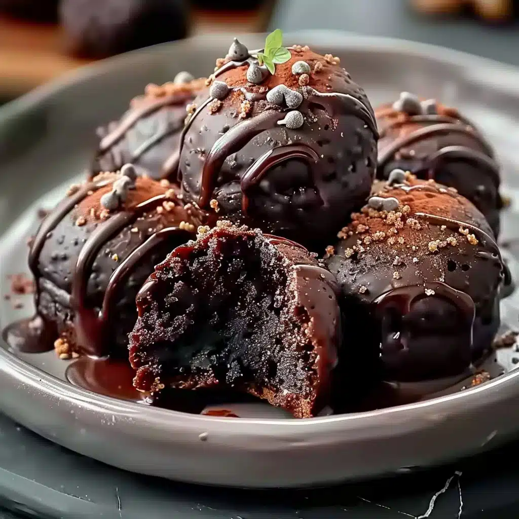 Delicious brownie protein bites for a healthy snack option