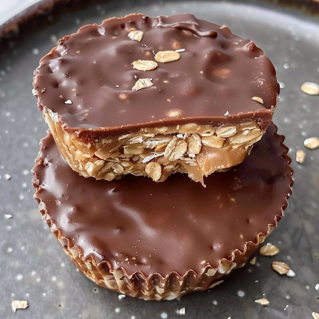 Low Sugar No Bake Peanut Butter Oat Cups